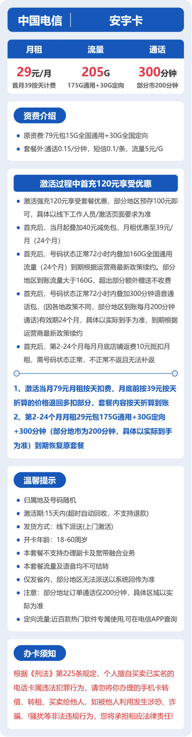 52840-电信省内安宇卡详情图